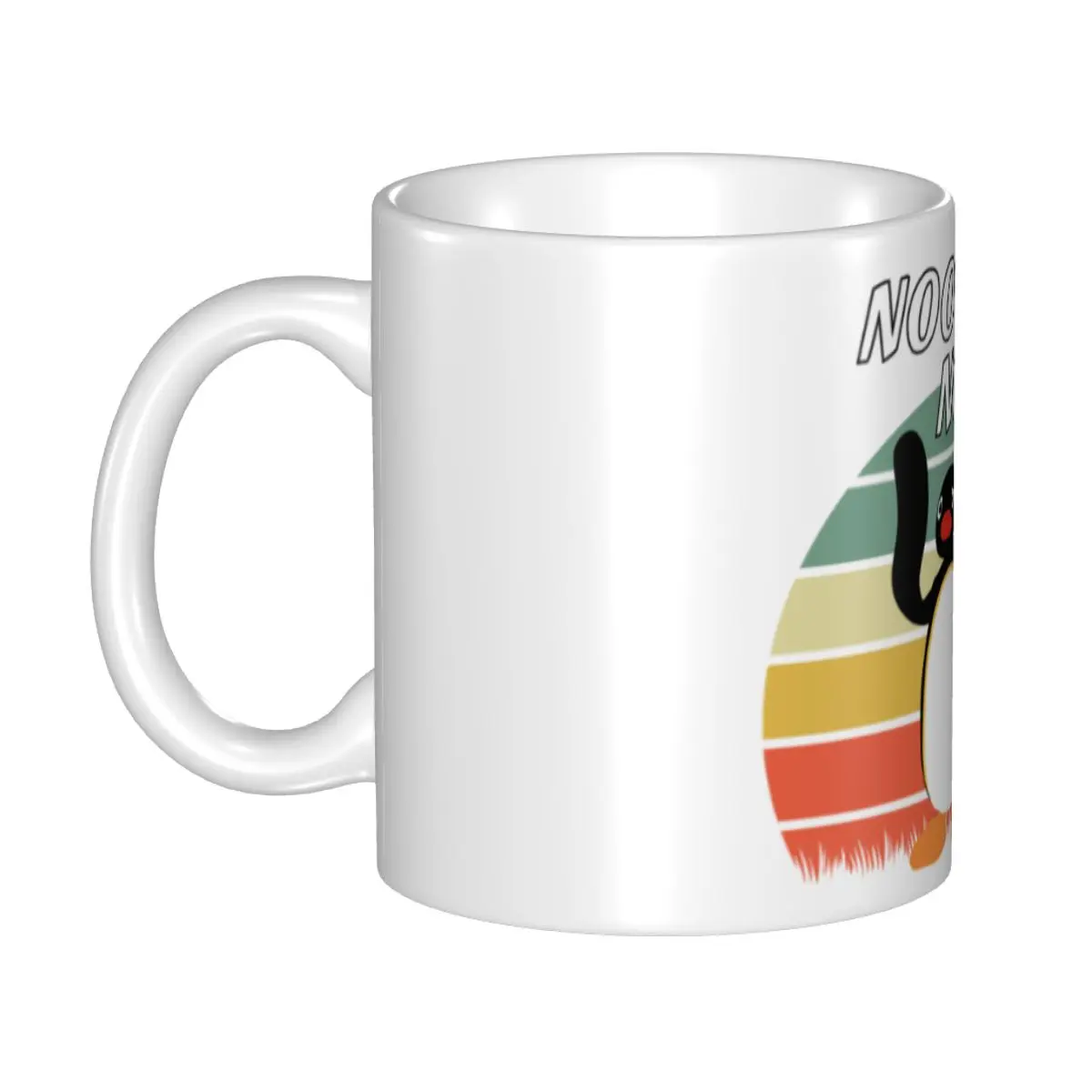 Personalized Pingu Noot Noot Coffee Mugs DIY Ulzzang Penguin Ceramic Milk Tea Cups