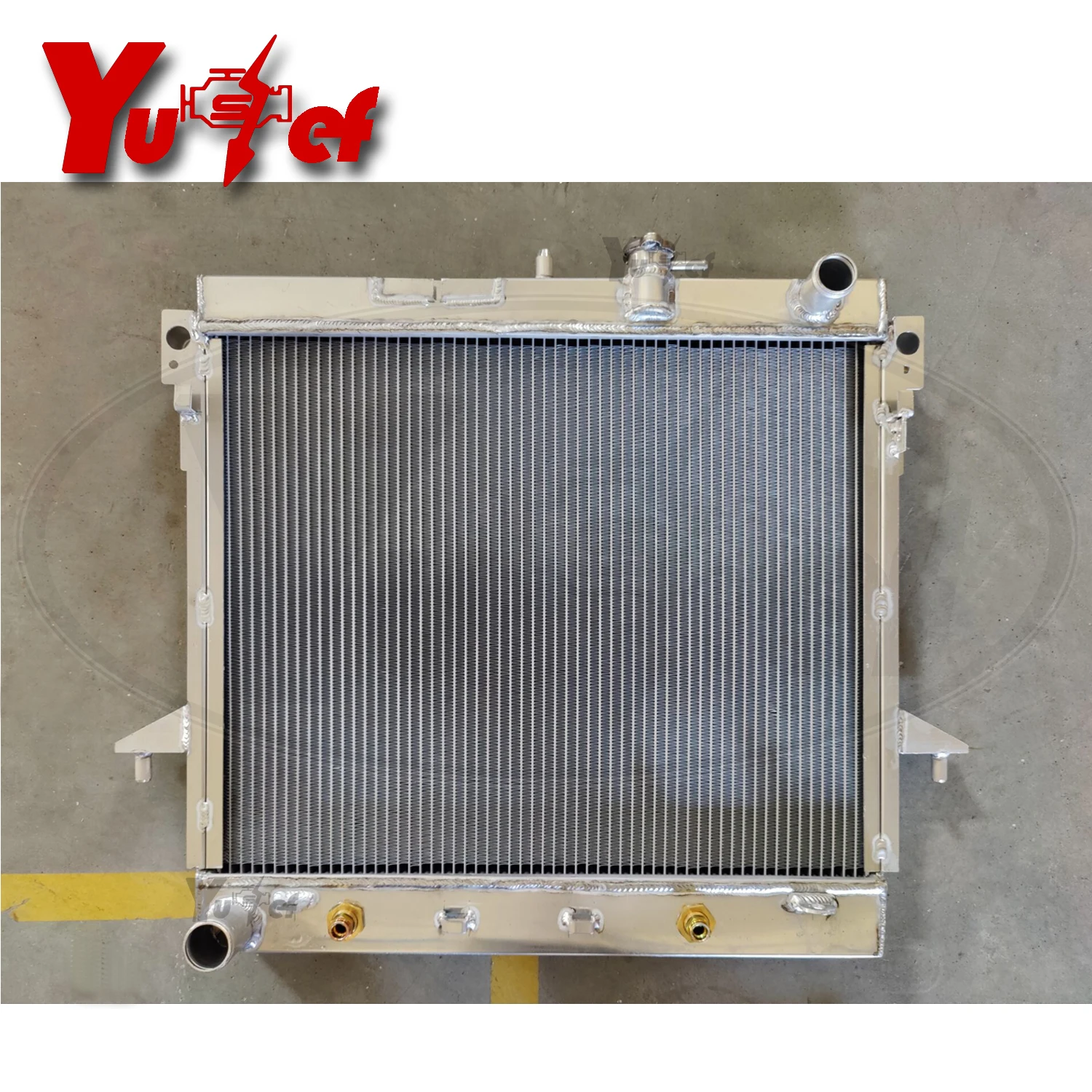 Aluminum Radiator For Hummer H3 BASE L5 3.7L AT 2007-2010  #25964054,19130431, 25827383