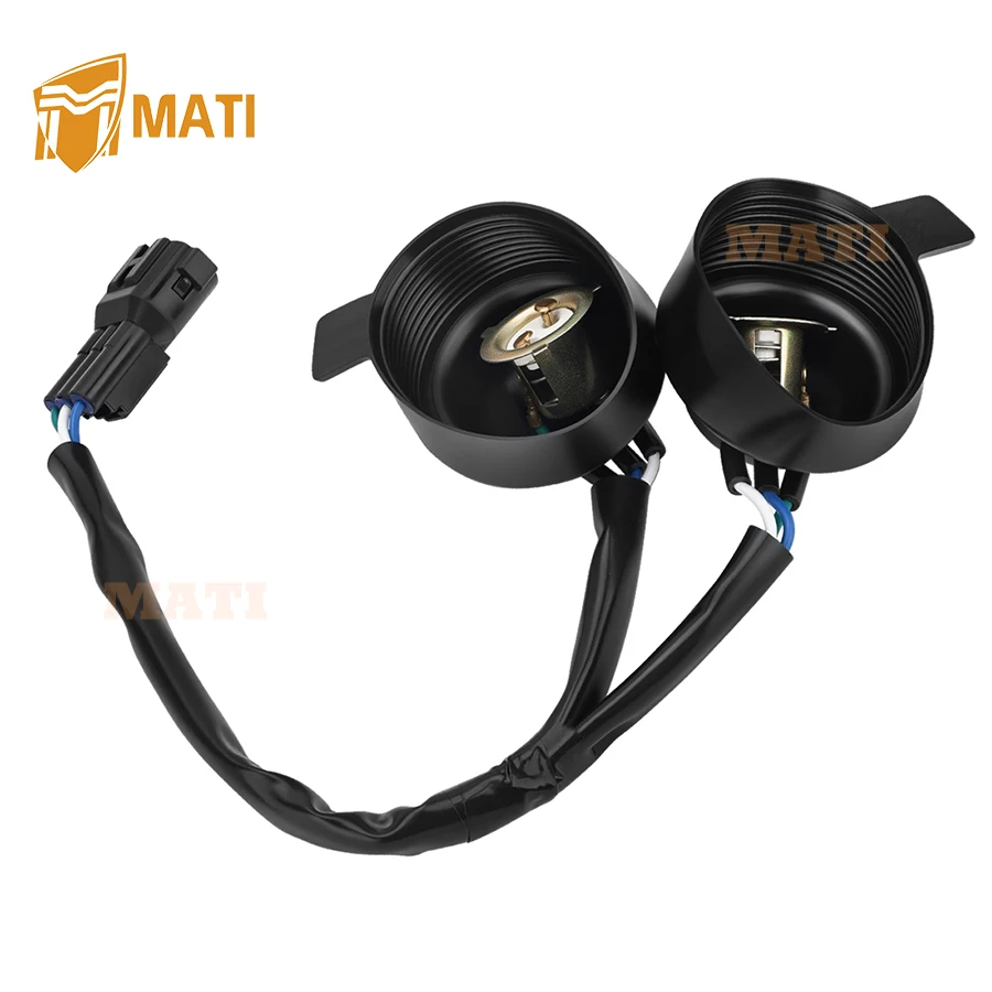Headlight Socket With Wiring Harness For Honda Sportrax 300 TRX300EX TRX450 TRX450ER Sportrax 400 TRX400EX TRX300X 2006-2014