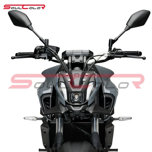 Imagen 2 del producto Para YAMAHA MT-07 2021 2022 2023 2024 MT07 21-24 motocicleta deporte Downforce desnudo Forntal alerones aerodinámicos Deflector de ala