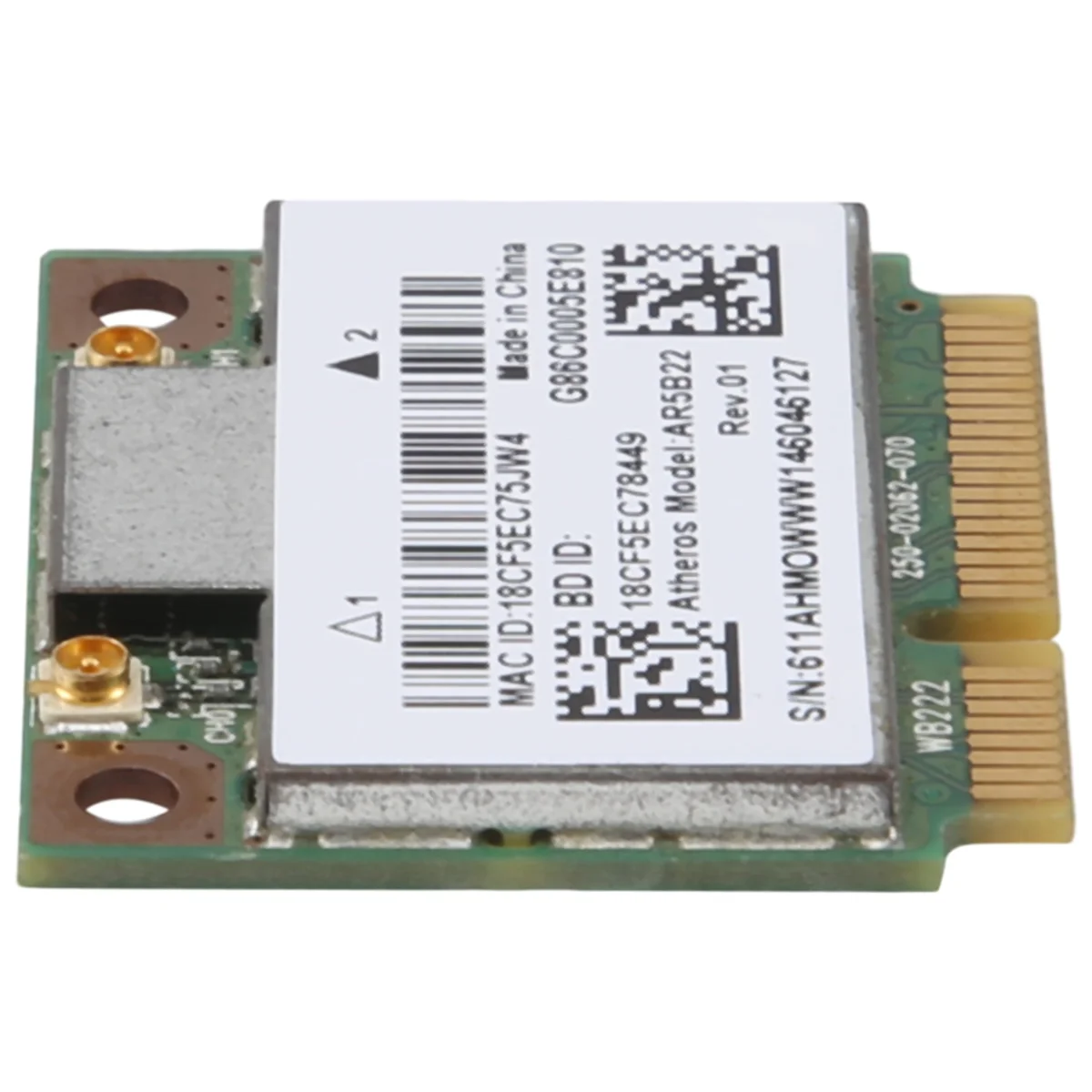 AR5B22 2.4/5GHz Dual Band Wifi Card 802.11Ac Bluetooth 4.0 nirkabel WLAN Card untuk Lenovo Y400 Y500 Y410P S215 U330 U430