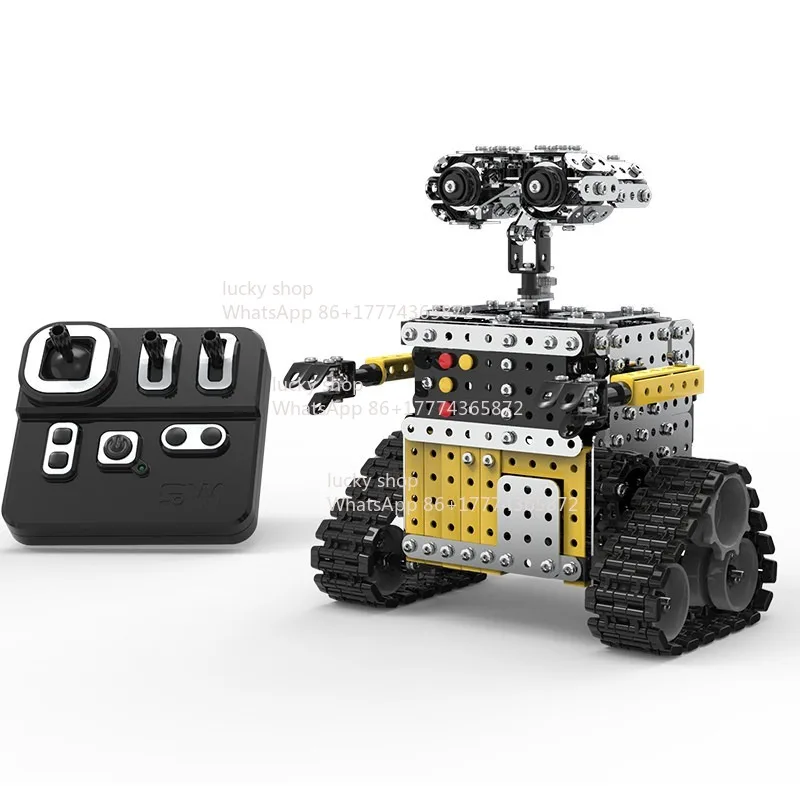 

Металлическая сборная 3D-модель робота Wall-E с дистанционным управлением для мальчиков, развивающая интеллект