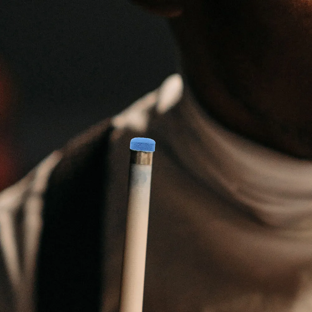 

50 шт. сменных наконечников для бильярдных киев, синие, накладные, для обслуживания кия, с улучшенной износостойкостью