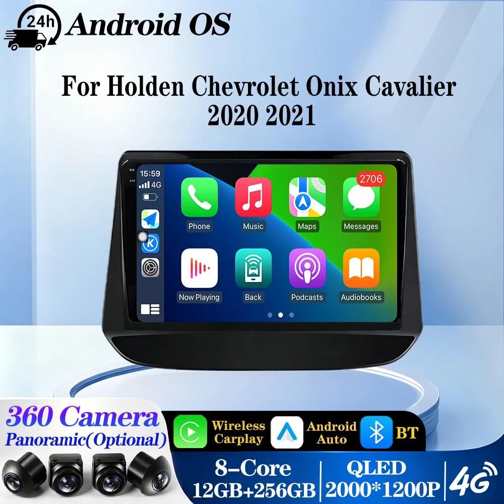 Android 16 Auto For Holden Chevrolet Onix Cavalier 2020 2021 Wireless Carplay Car Radio GPS Navigation Multimedia Video Player
