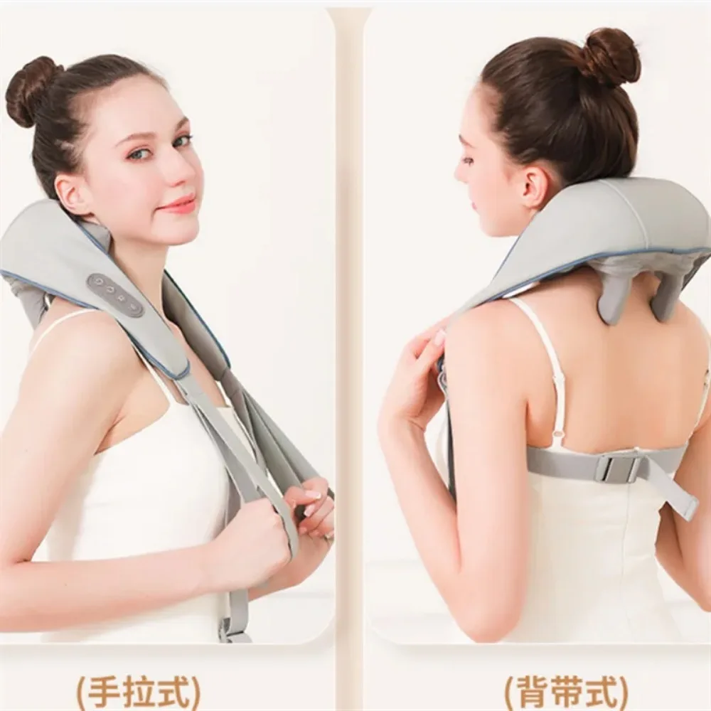 

Neck massager relies neck fatigue and promotes blood circulation Multi-mode neck massager