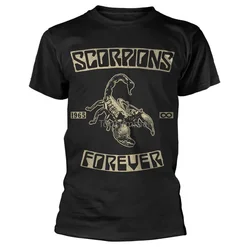 Scorpions Forever Tshirt Metal Rock Band T Shirt New 100% Cotton Short Sleeve Summer T-Shirt