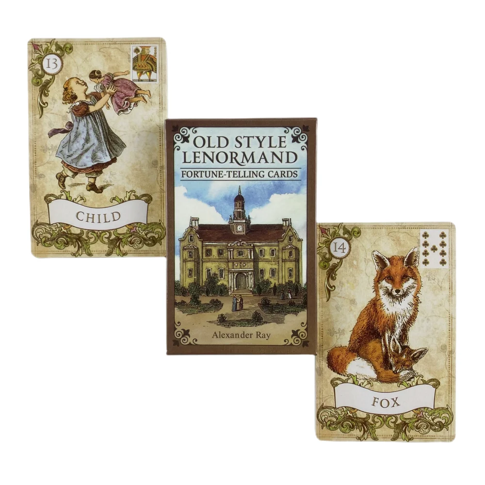 Old Style Lenormand Fortune-Telling Cards A 38 Board Game Playing Cards