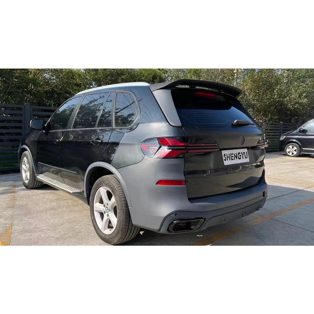 

Car Bumper for BMW X5 E70 08-13 Upgrade to 19-22 G05 MT Contain Grille Hood Fender Rear Lip Exhaust Pipe Headlight