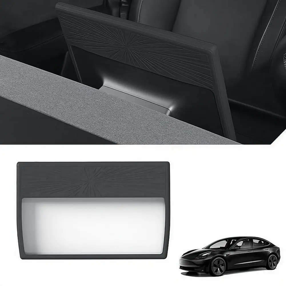 For Model3/Y 2025 Center Console Screen Protector Full Wrap Silicone Frame Edge Cover Interior Accessories
