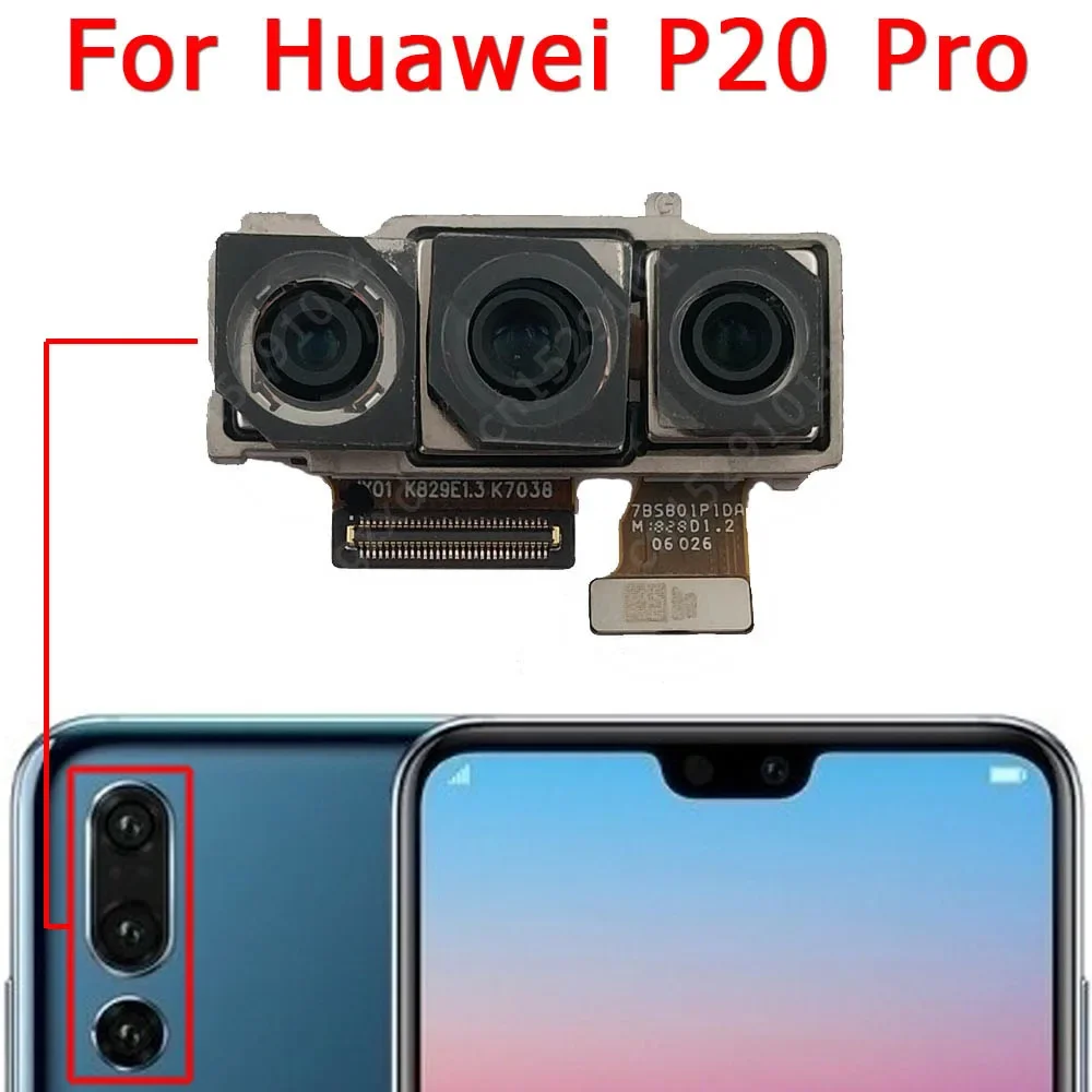 Back Rear Camera For Huawei P9 P10 Plus P20 Lite P30 Pro Camera Module Backside View Replacement Repair Spare Parts