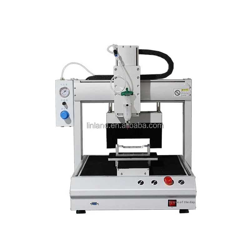 Resin Hot Melt Adhesive Cnc Automatic Glue Dispenser Machine Auto Three-Axis Double-Head Automatic Dispensing Robot UV Epoxy
