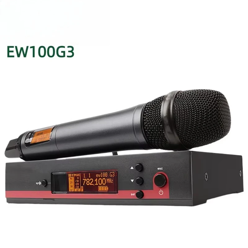 

Профессиональный беспроводной караоке-микрофон EW100G3 (полный комплект) с технологией RFID, регулировкой громкости и гарантией 1 год