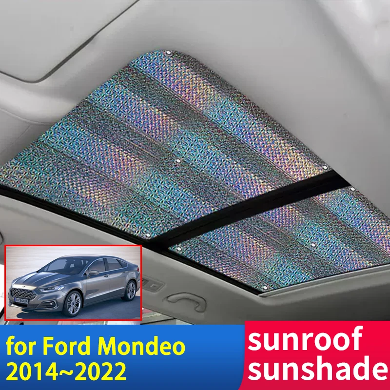 

Car Sunroof Sunshade for Ford Mondeo MK5 5 Fusion V 2014~2022 2020 2019 2017 2016 2015 Accessorie Roof Sunscreen Heat Insulation