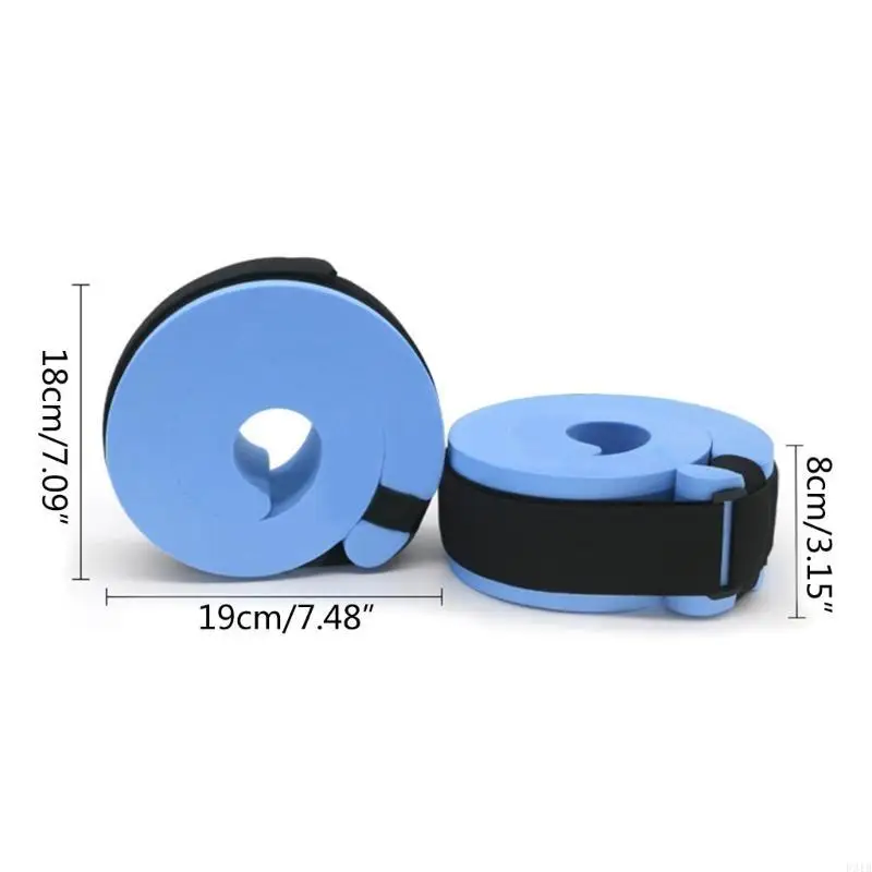 Bọt 1Pair bơi Buffs Aquas Buts Vành đai Băng tay Băng tay Float Hoop P31B