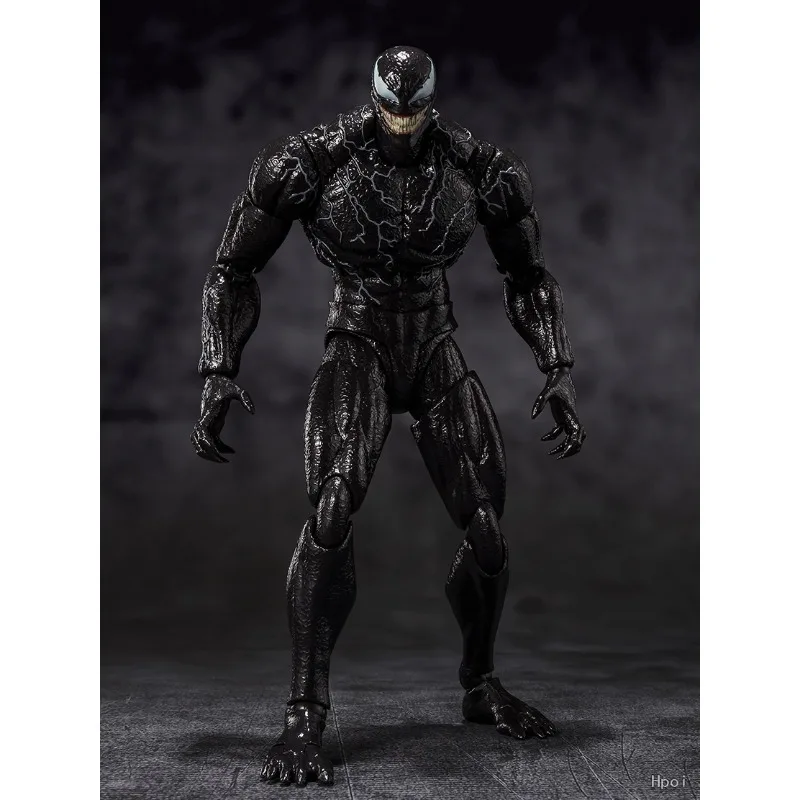 Authentieke steil haar Bandai originele SHF mobiele pop Venom: The Last Dance Anime Action Figure Model Toy Model cadeaus voor jongens
