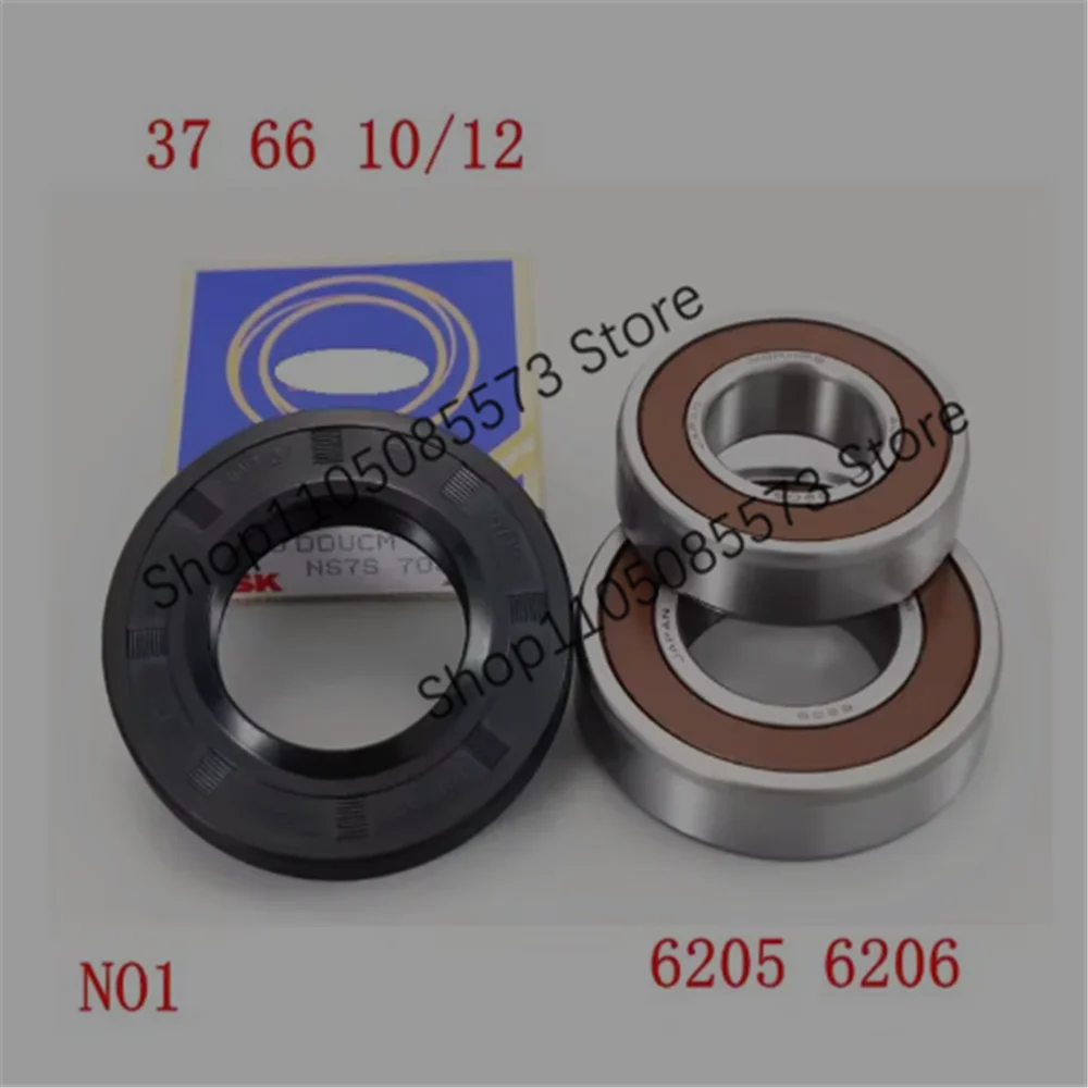 For Mide a drum washing machine Water seal and bearings 6203 6204 6205 6206 6207 6305 6306 6307 Oil seal Sealing ring parts