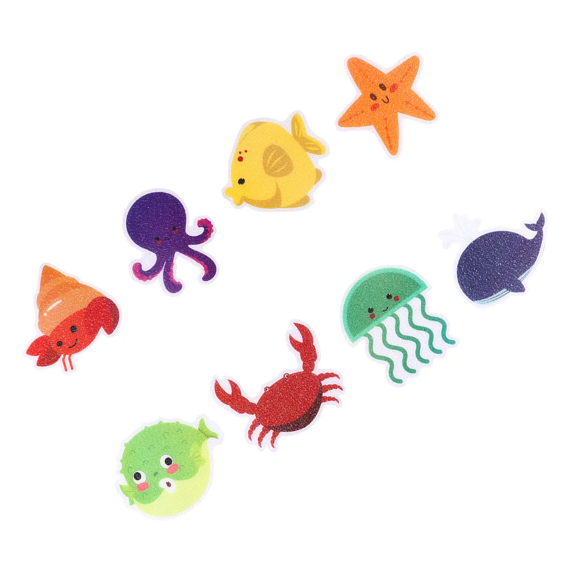 20Pcs Bathroom Anti-Slip Stickers Adhesive Decals for Slippery Tiles Tubs Showers Stair Nosing Kitchen Corridor Doorway Safety