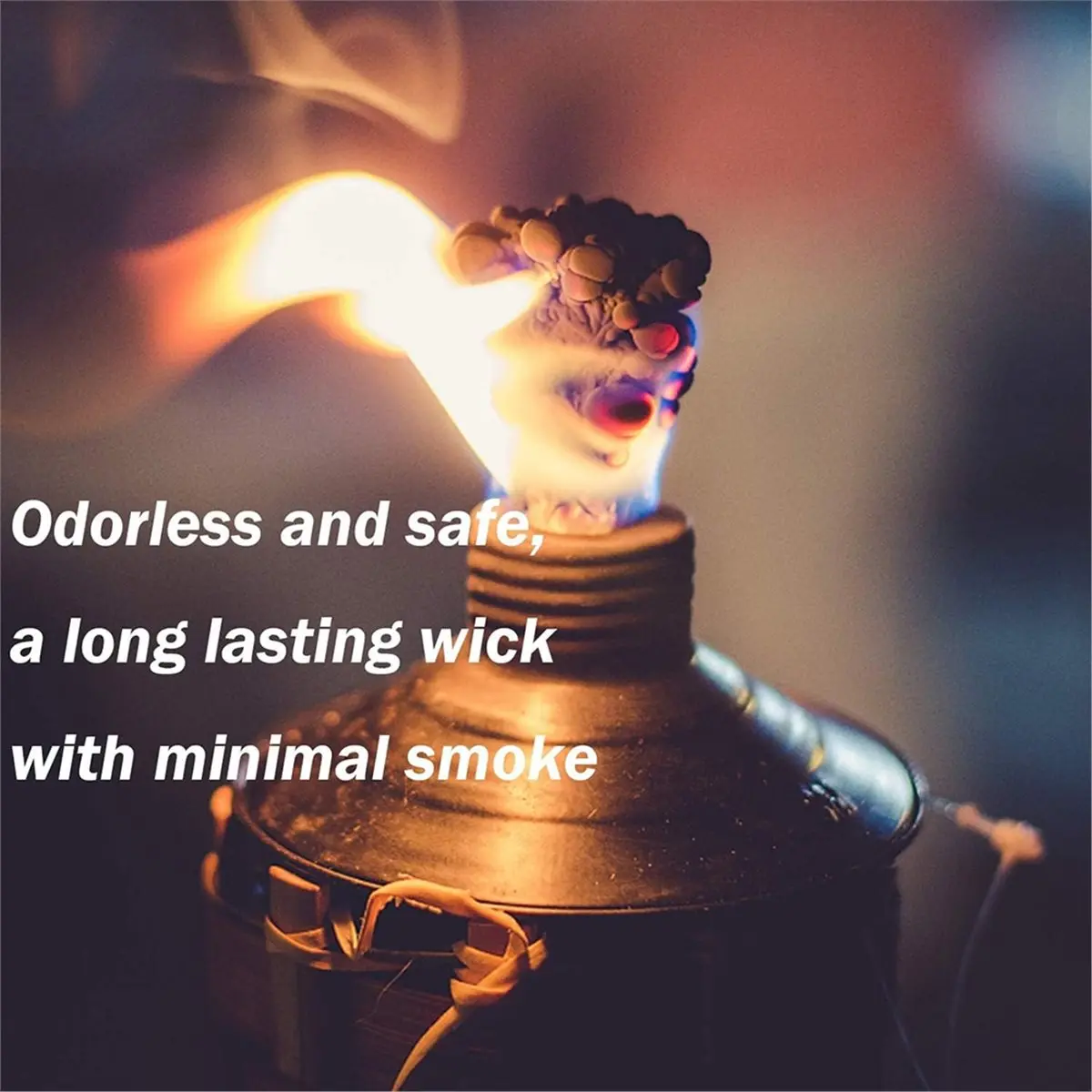 30 Pcs Fiberglass Replacement Wicks, 10 Inch Torch Wicks for Outdoor Lighting Torches and Oil Lamps