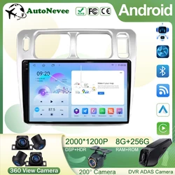 Android 13 For Mitsubishi Pajero iO 1998 - 2007 Car Radio Elecronics Touch Multimedia Video Player Navigation 4G WIFI BT No 2din