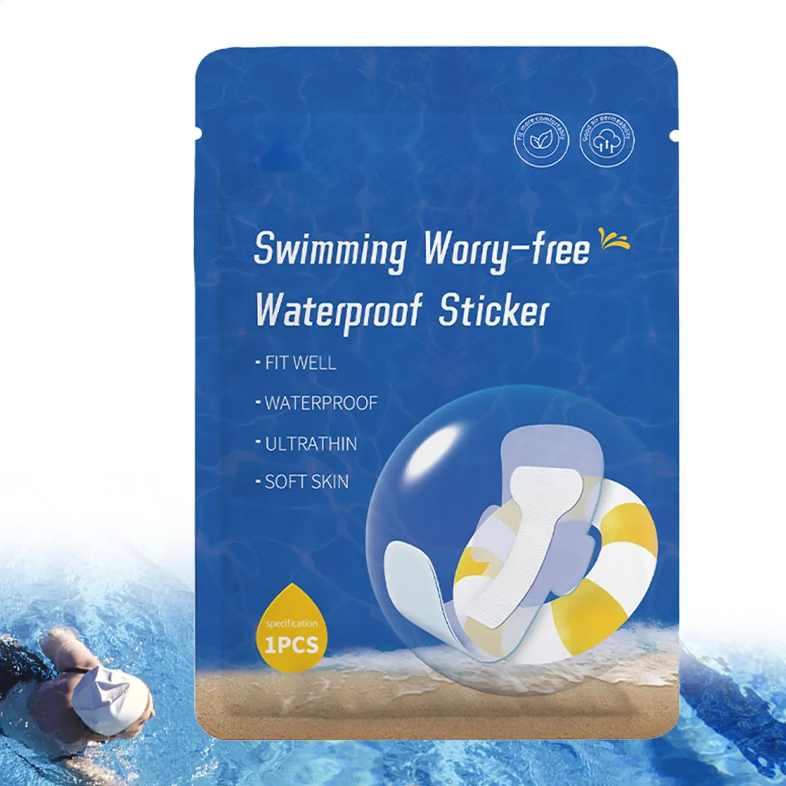new Waterproof Period Pads for Swimming Waterproof Period Swimming Pads Sports Supplies for Menstruation Under Swimwear Intimate