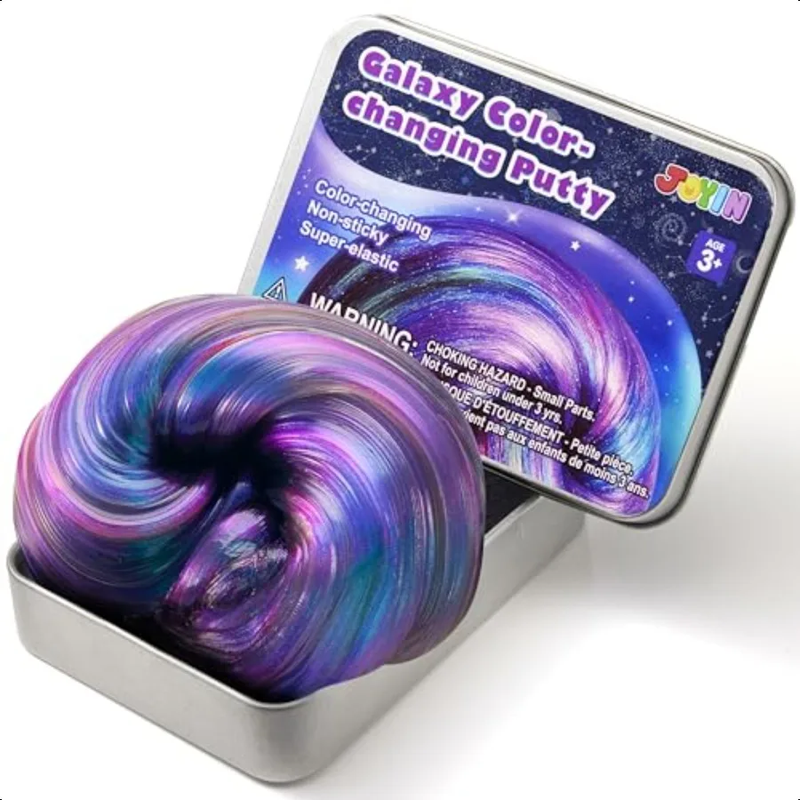 

JOYIN Galaxy ColorChanging Putty Slime для терапии 4,2 унции Putty Fidget Toys для взрослых Squishy Сенсорные игрушки для снятия тревоги Str Relief G