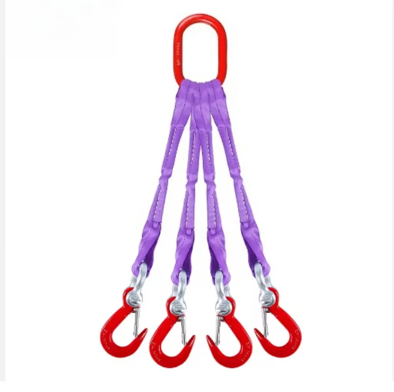 

Комбинированный текстильный строп для подъема грузов 2Т, 1/2/4-ветвевой, аксессуар для крана