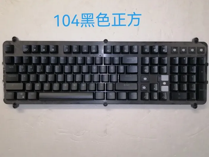 Mechanical keyboard original keycaps retro punk  round  RGB two-color light transmission