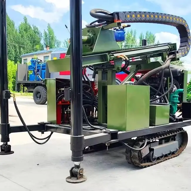 Customized Hydraulic Rotary Drilling Rig Crawler Efficient 200m Deep Well Equipment Deep Water Well Drilling Rig