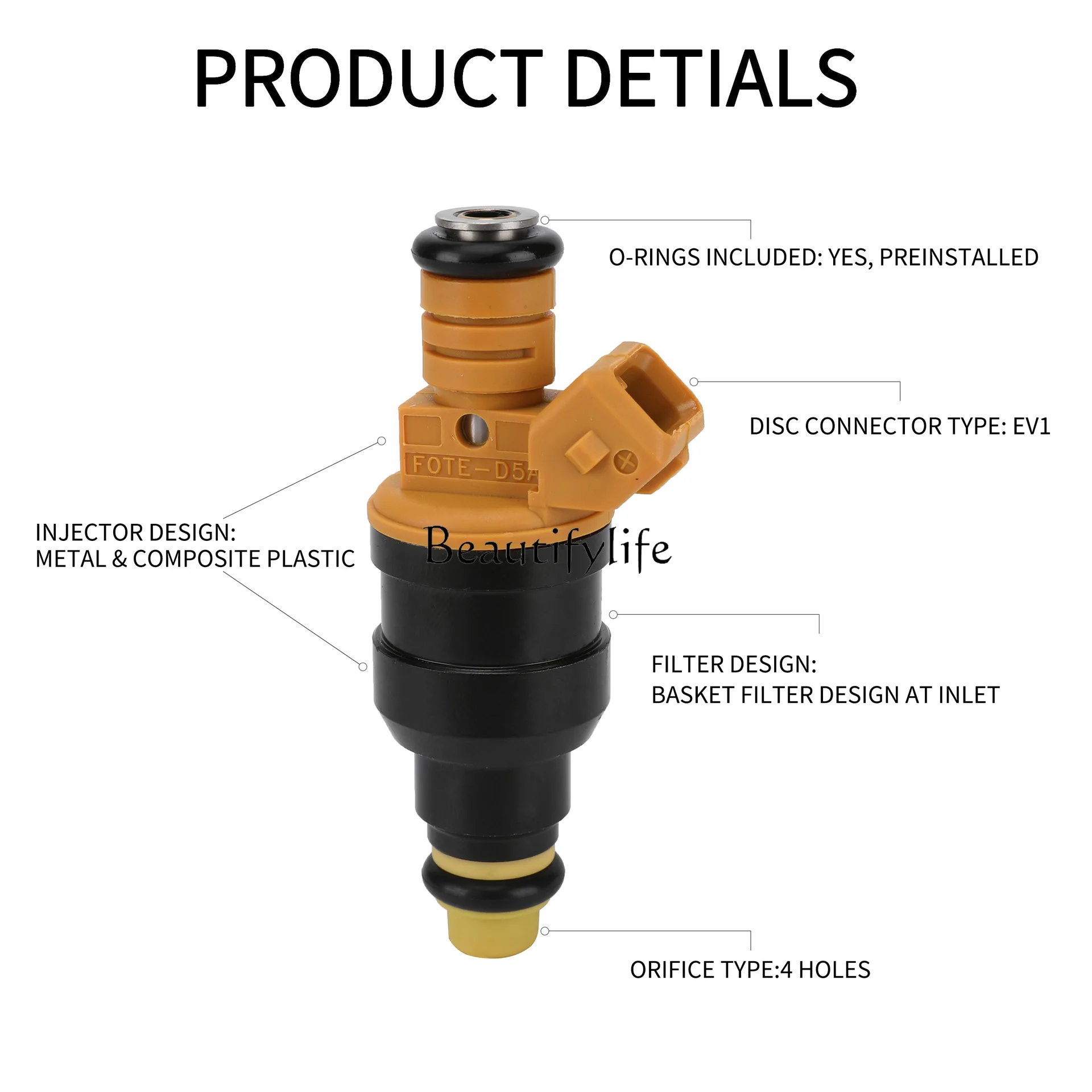 Engine fuel injector 4.6LF150 F250 F350 E150 E350 0280150943