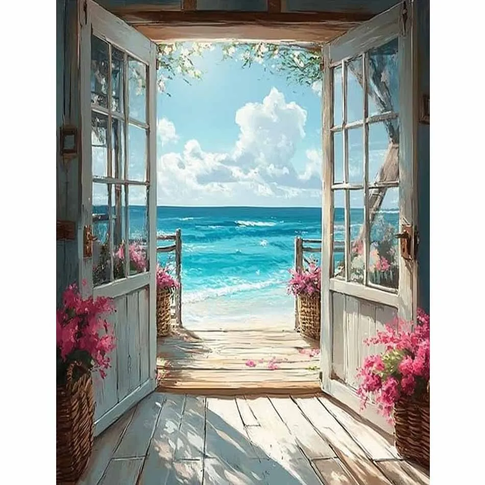 Professional Art Use, Paint by Number Kits for Adults - 