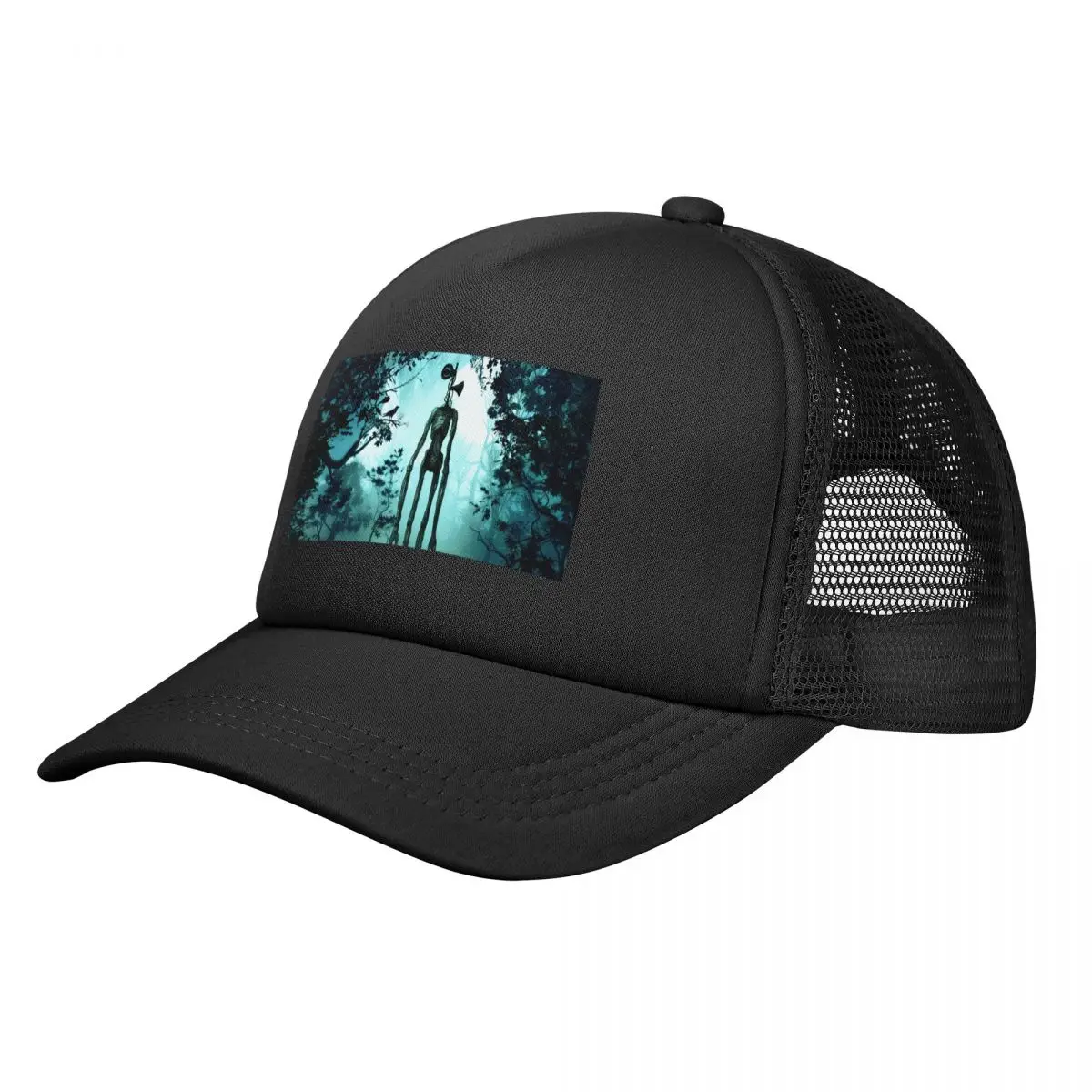 Siren head in horror background Baseball Cap Wild Ball Hat Hat Man Luxury New In Hat Beach Outing Mens Caps Women's