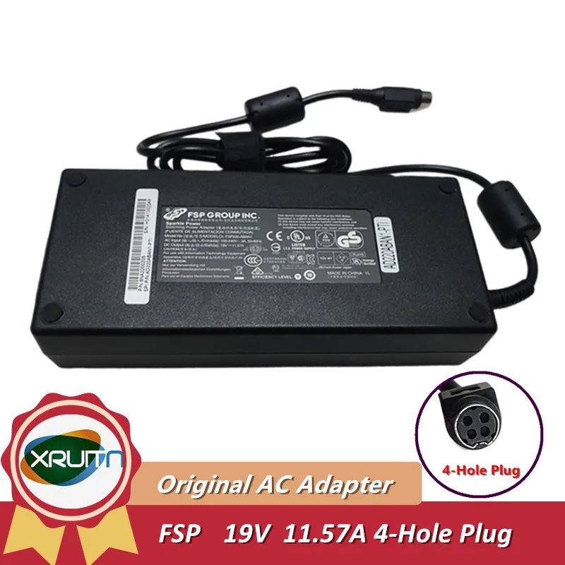 

Genuine FSP FSP220-ABAN1 19V 11.57A 220W AC Adapter 4 Pin Female Charger For Clevo p170hm Laptop Power Supply FSP220-ABAN2 OEM