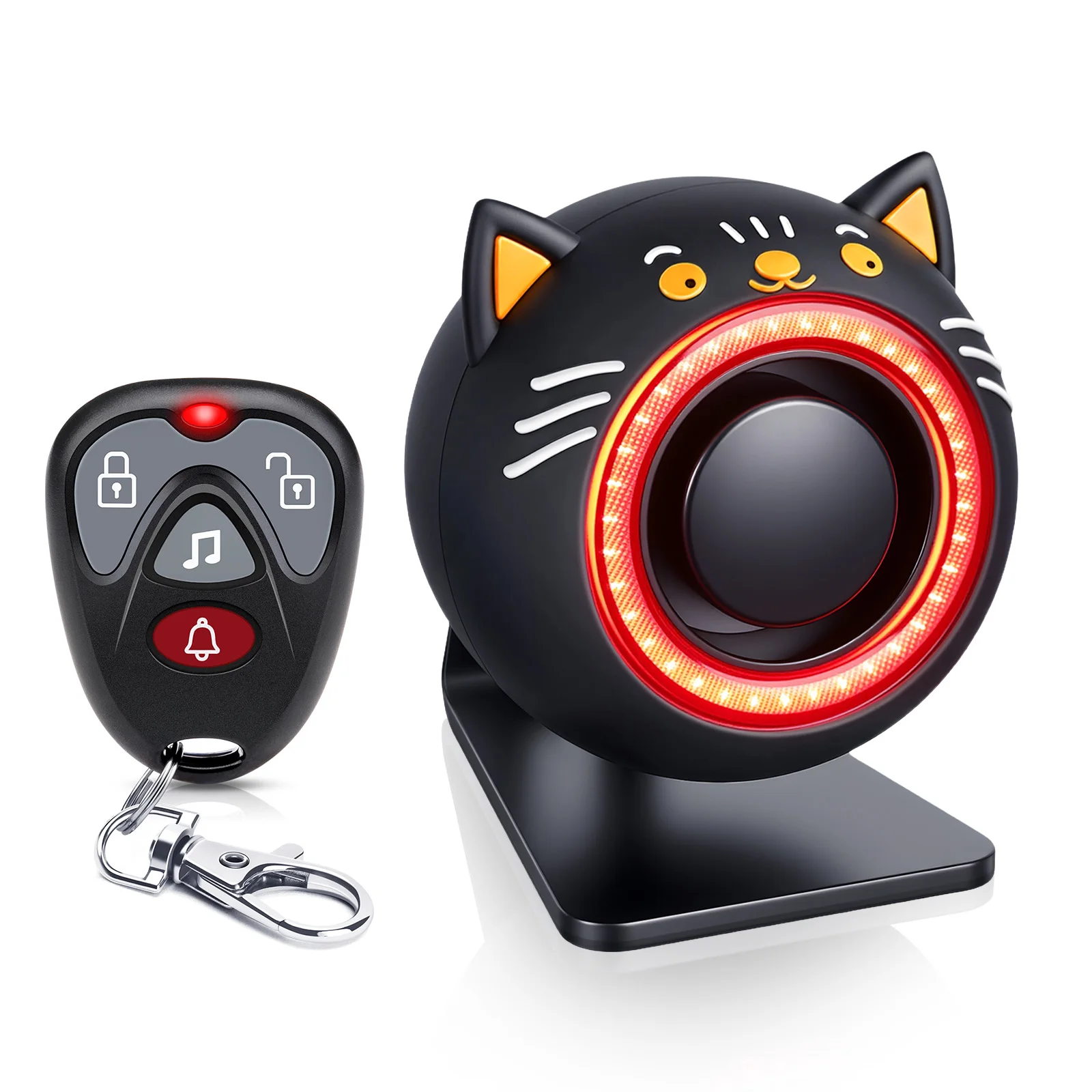 120dB Car Central Alarm System Anti-theft Burglar Alarm with Wireless Remote Led Light and Sound Warning