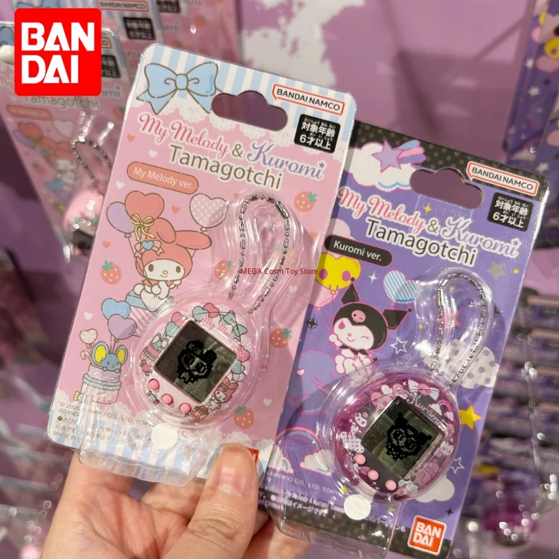 Bandai Namco Tamagotchi Nano Hello Kitty My Melody Kuromi Version Portable Digital Pet Game Console Cute Bag Pendant Collectible