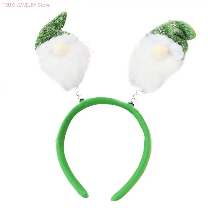 

62KE Праздничные повязки на голову для выступлений на сцене, обруч для волос, рождественские женские милые головные уборы для