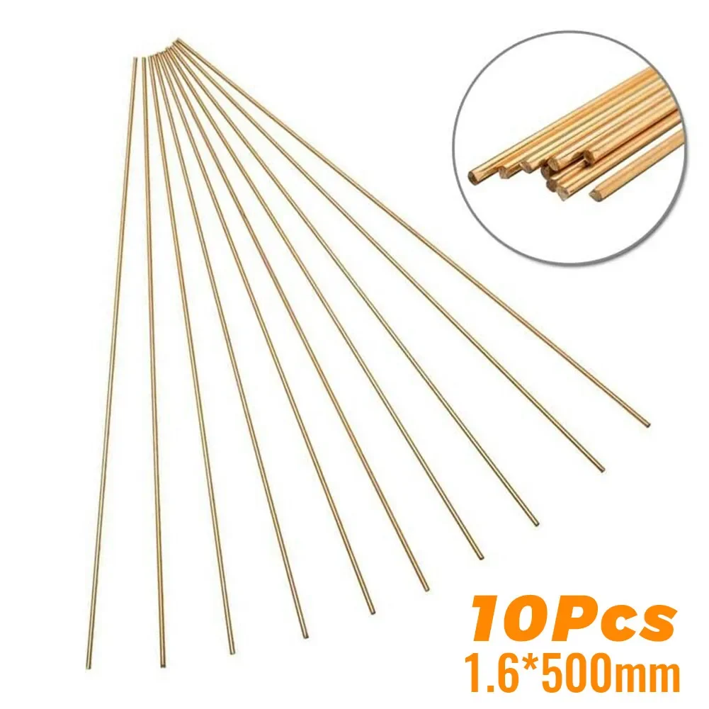 

1.6 2mm 10 20pcs Welding Rods Carbon Steel Argon Soldering Tools 500mm Brazing For Copper Steel Carbide Cutter