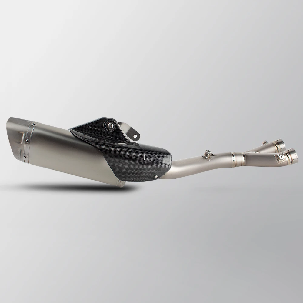 R1 Exhaust Slip-on line muffler with DB Killer For Yamaha R1 R1M MT10 MT10SP 2015-2026 motorcycle fullexhaust system tail pipe