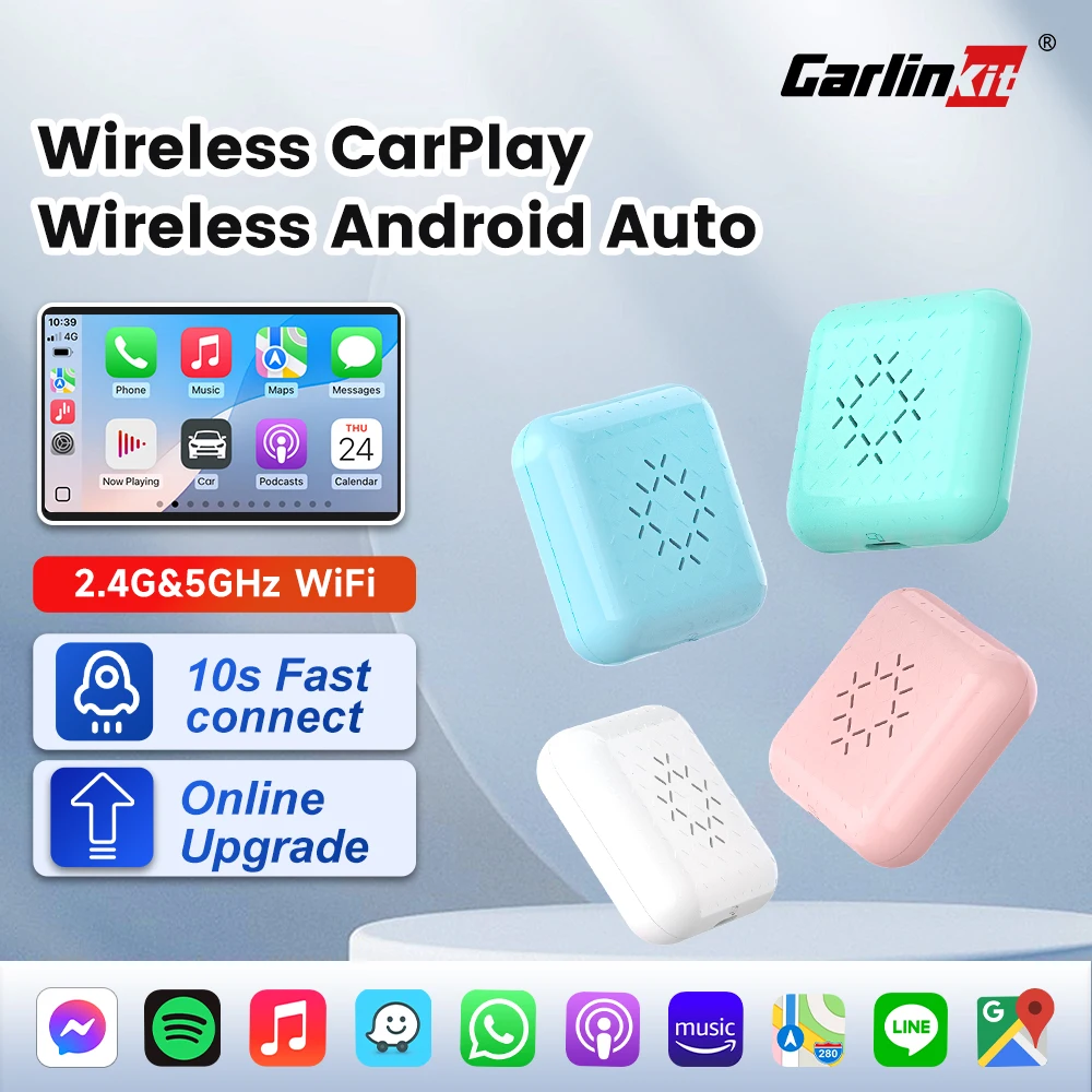 

Carlinkit 3.0 Pro MINI Carplay Wireless Dongle Activator For Mazda Toyota Audi benz All Models Mini car play autoradio carplay