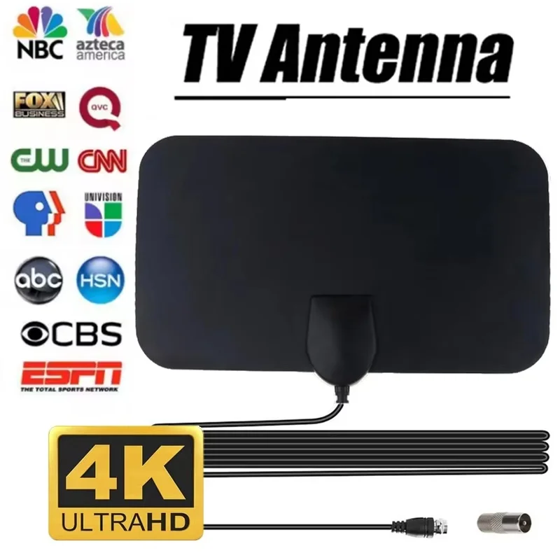 TV Signal Receiver For Global Digital TV RV High Gain Signal Booster Home RV Television Accessory Flat Aerial Design Accessories
