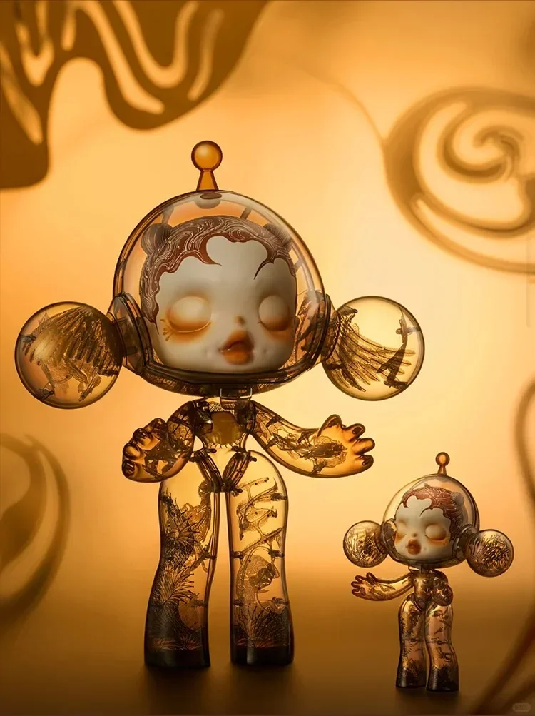 

Pop Mart Mega Α Skullpanda 400% красный кристалл и девять небесных модных слепых коробок игрушки милые украшения для дома подарки-сюрпризы