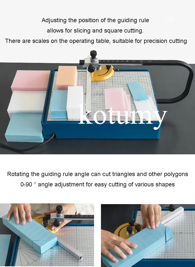 KD-6 Small Sponge Cutting Machine 240mm KT Board EPS Foam Cutting Machine Household Thermal Cutting Machine Hot Wire