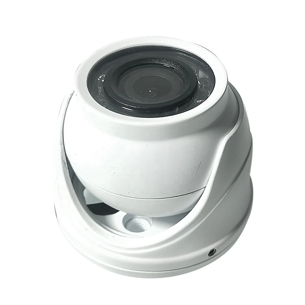 AHD 1080P IR Night Vision White Indoor Dome Monitoring Camera For Car Truck Bus