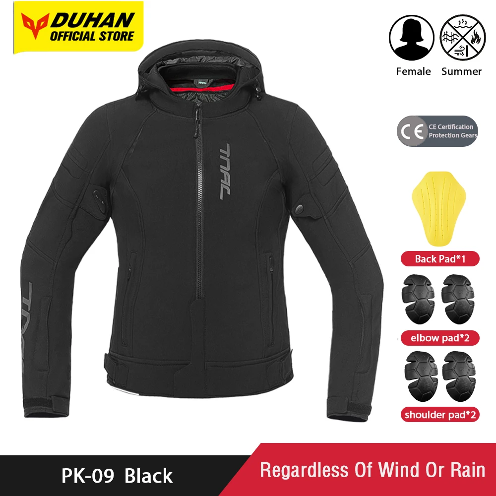 

Women's Motorcycle Jacket Winter Warm Motorbike Jacket Reflect Light Motocross Riding Protecting Jacket Moto Clothing Female
