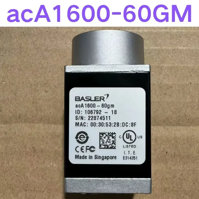 Second-hand test OK Industrial camera acA1600-60gm