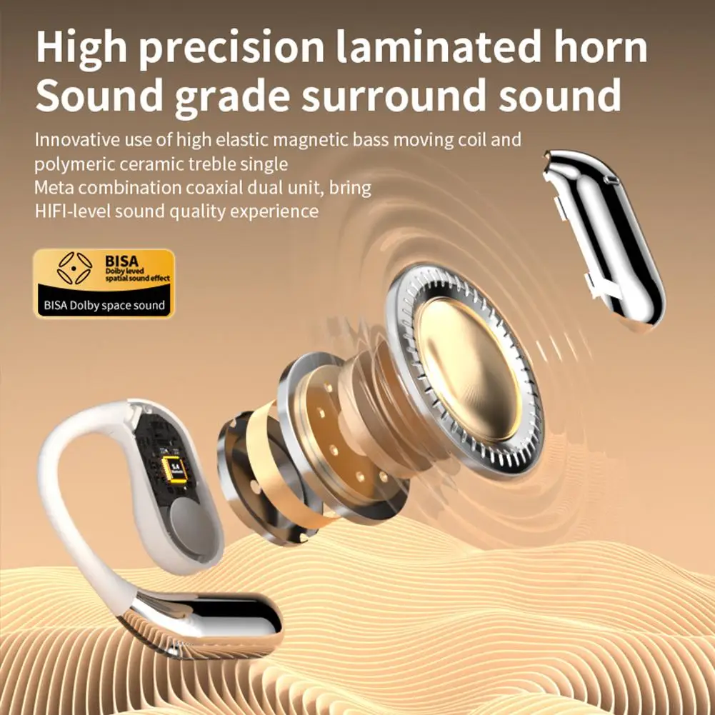 Wireless Bluetooth Noise-Cancelling Earbuds Enhanced Sound & Comfort, Smart Audio Earphones