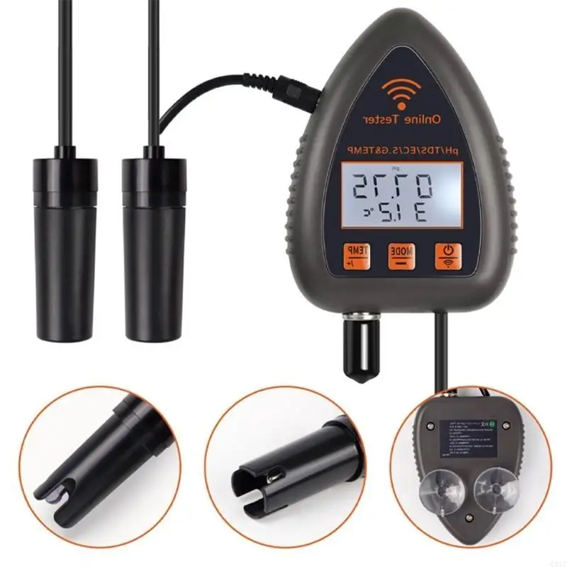 Q81C جهاز مراقبة جودة المياه الاحترافي مزود بأجهزة استشعار عالية الدقة متعددة الوظائف