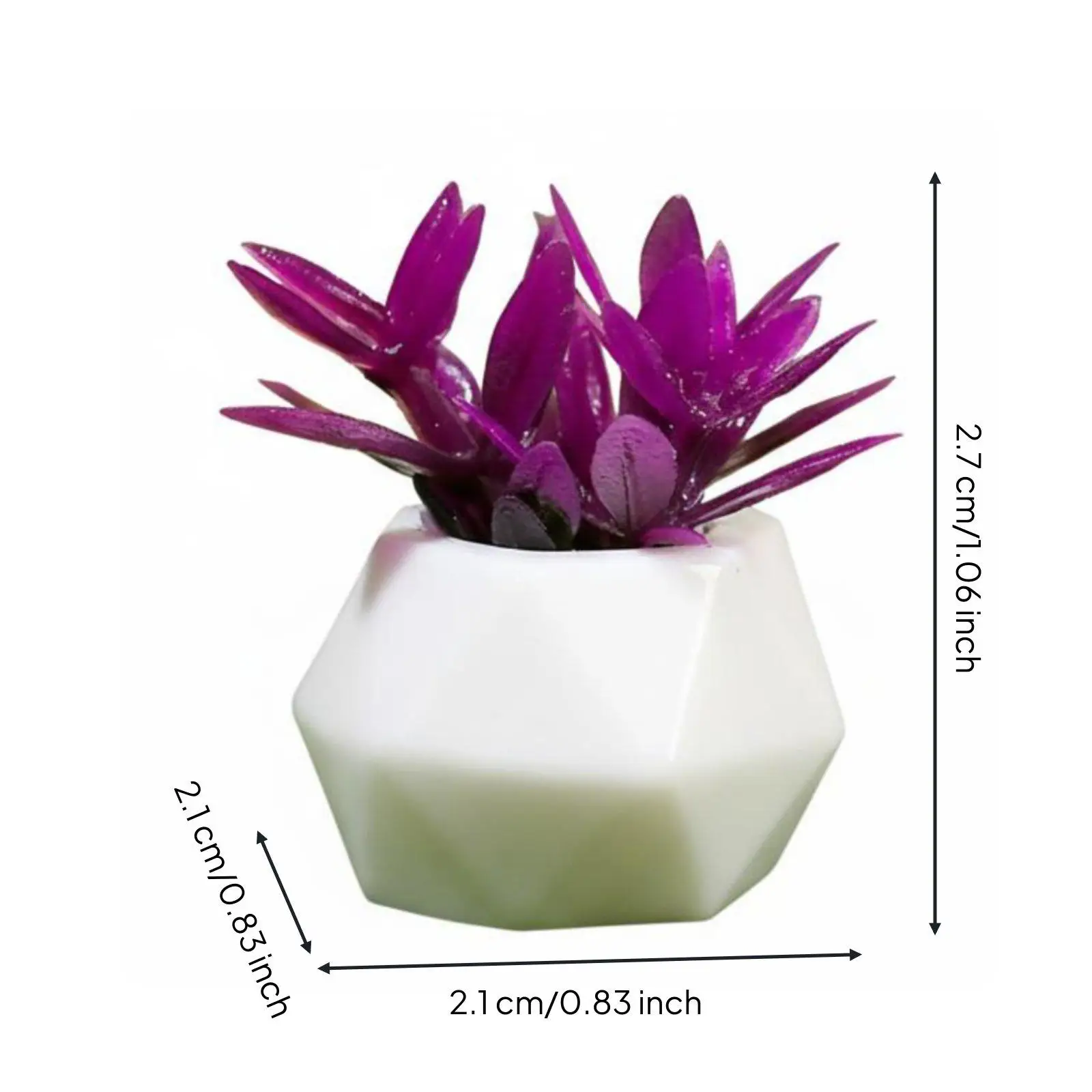 small Landscape Plant Ornament Realistic Appearance small Landscape Plant Easy to Maintain Dollhouse Flowerpot Model for