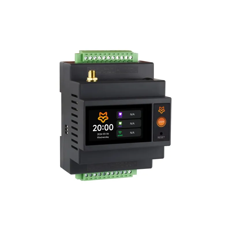 Luckfox Lyra PLC RK3506B Triple-Core ARM Cortex-A7 1.9 Inch Touchscreen Dual Ethernet PoE Dev Board