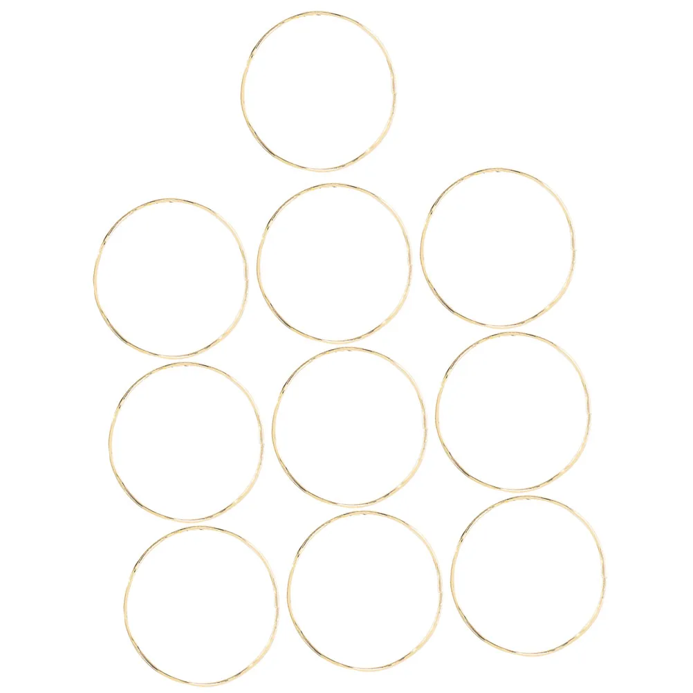 

10 Pcs Metal Bracelet Bracelets for Girls Women Bangle Decoration Decorate Jewelry Iron