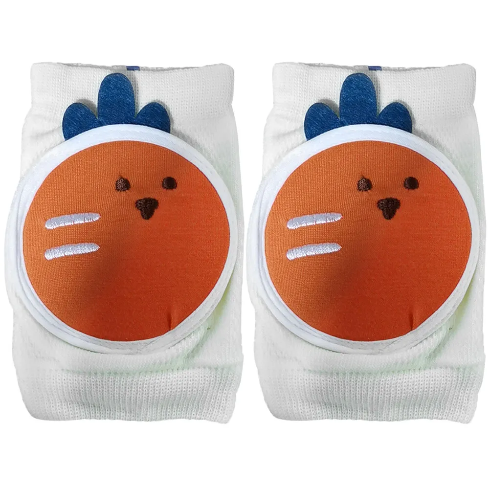 1Pair Baby Knee Pads Elastic Breathable Cotton Crawling Protector Comfortable Toddler Infant Knee Sleeve Radish Pattern